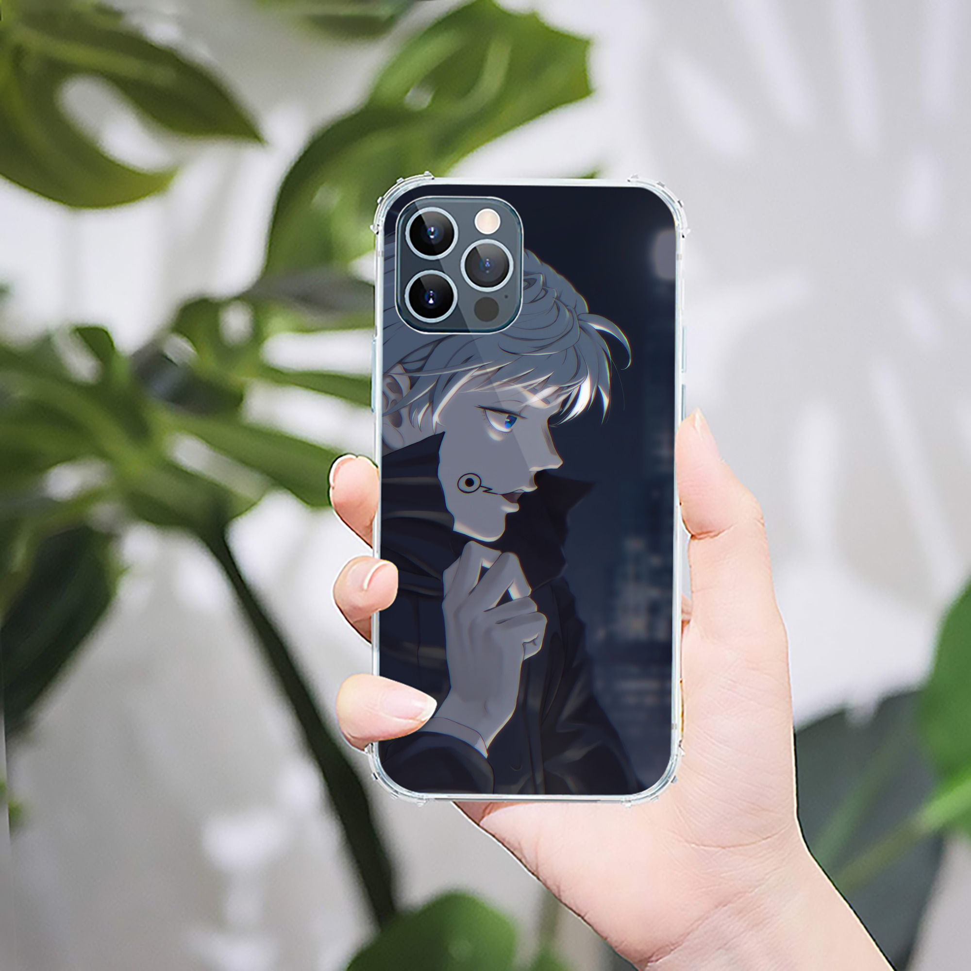 （画像用） 呪術廻戦 Jujutsu Kaisen 【iPhone 12シリーズ対応】透明スマホケース（クリアソフトケース）